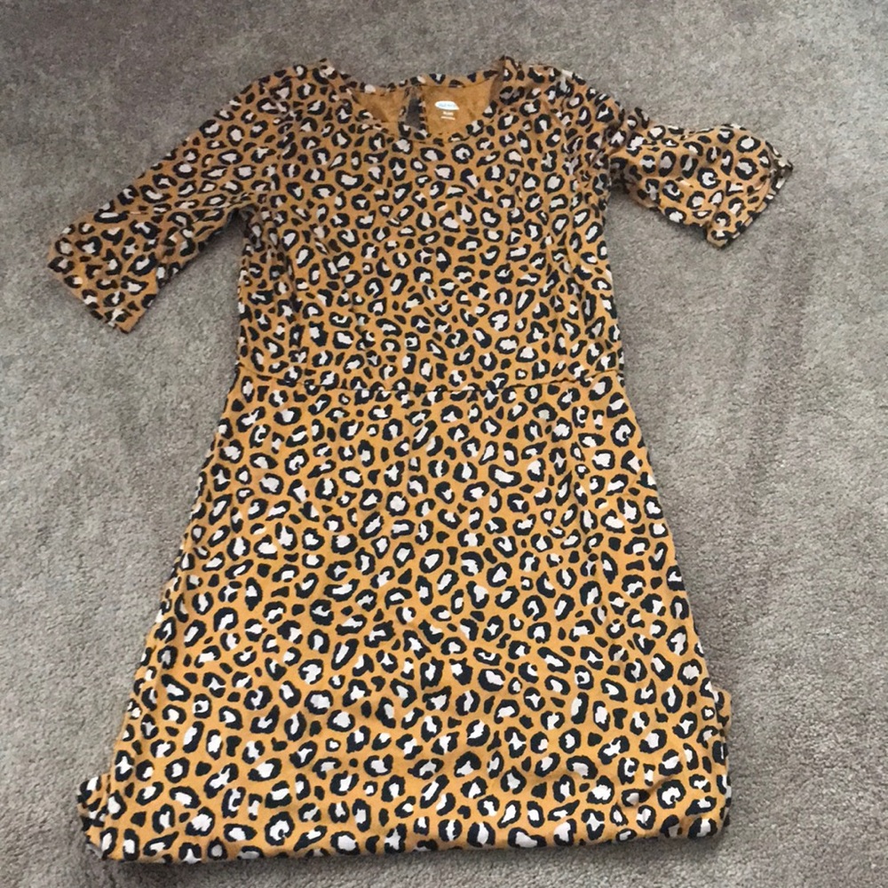Old Navy leopard dress